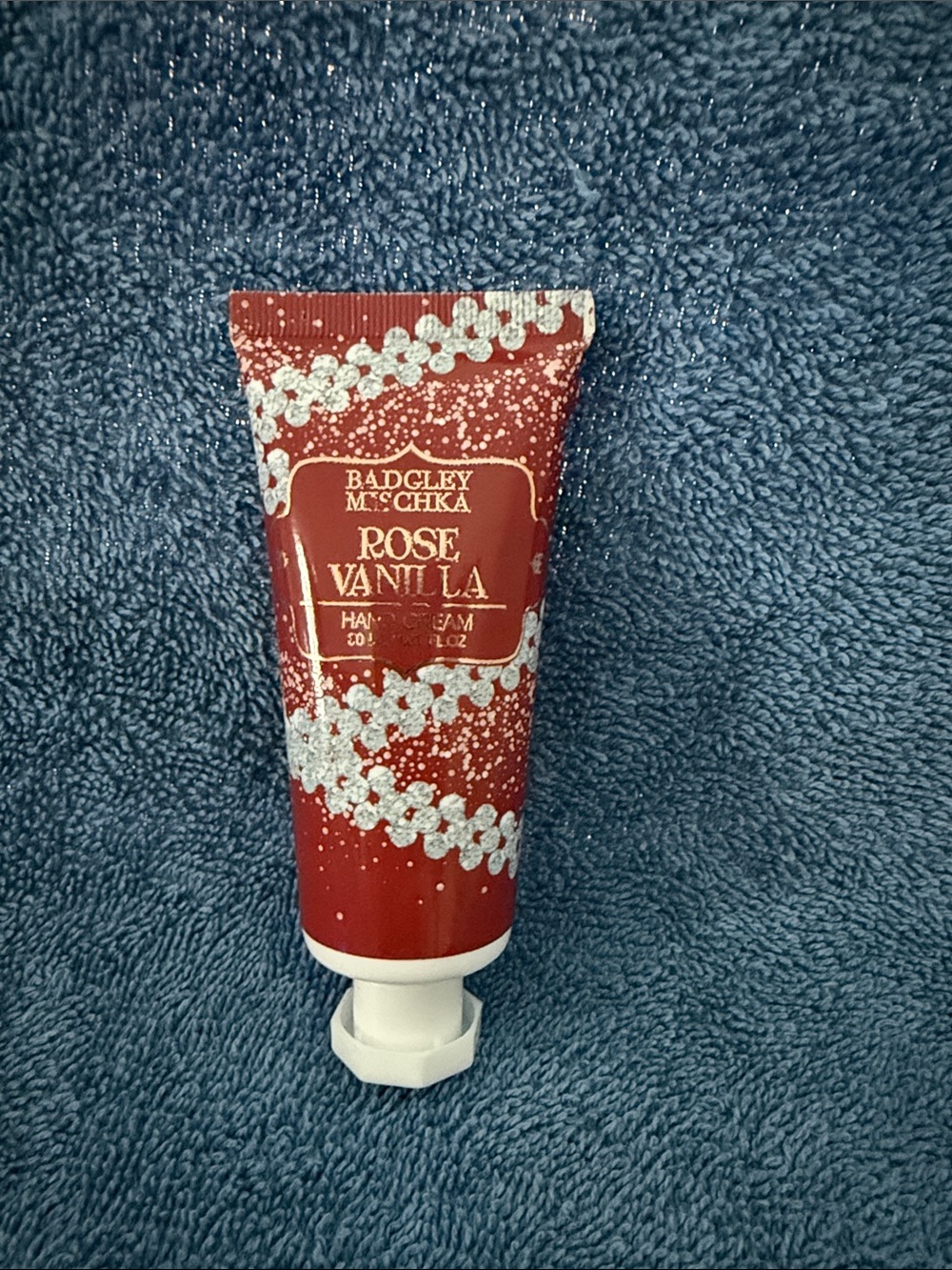 Badgley Mischka Rose Vanilla Hand Cream - Red